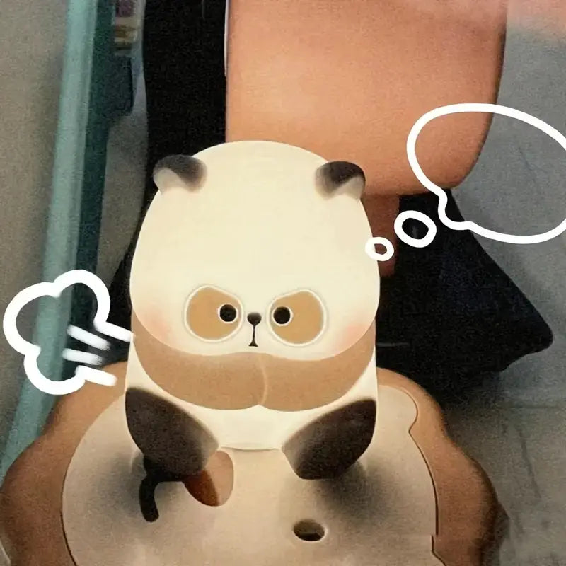 Remote-Chargeable Panda Night Light for Baby Room