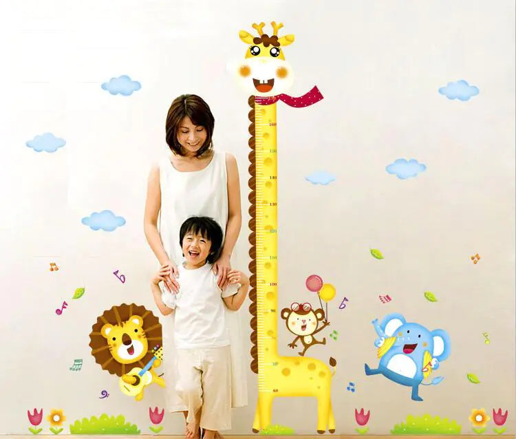 Giraffe Height Chart Kids Room