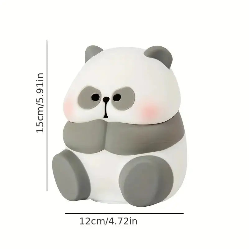 Remote-Chargeable Panda Night Light for Baby Room