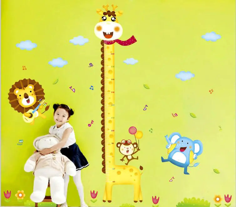 Giraffe Height Chart Kids Room