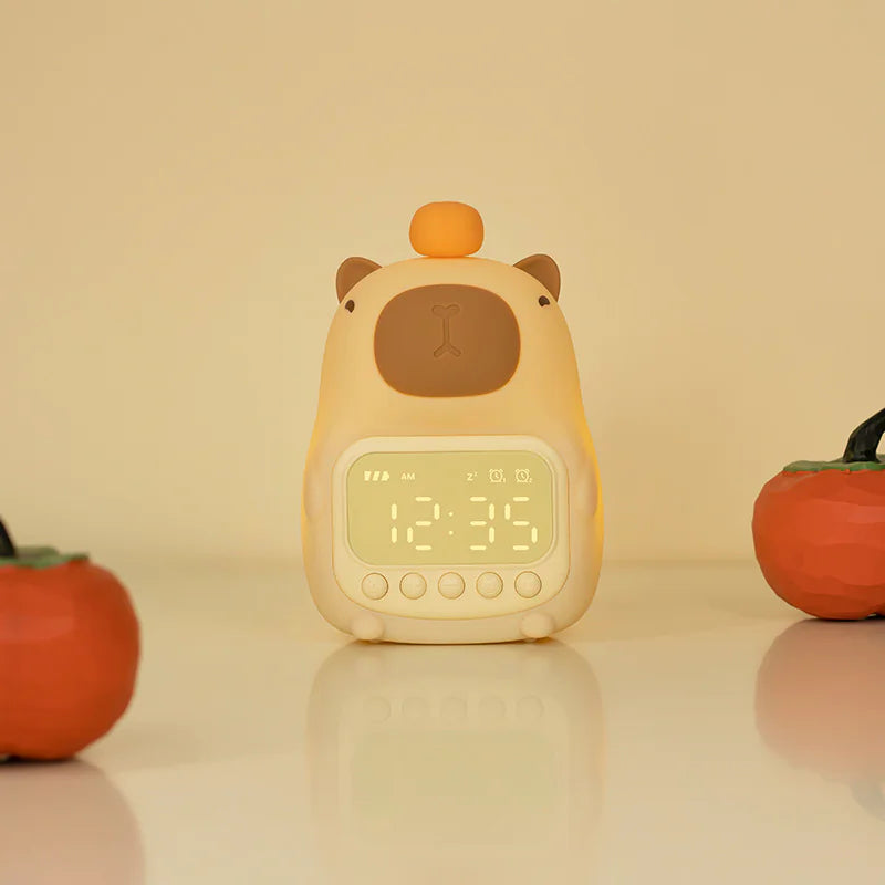 Cute Animal Night Light Clock