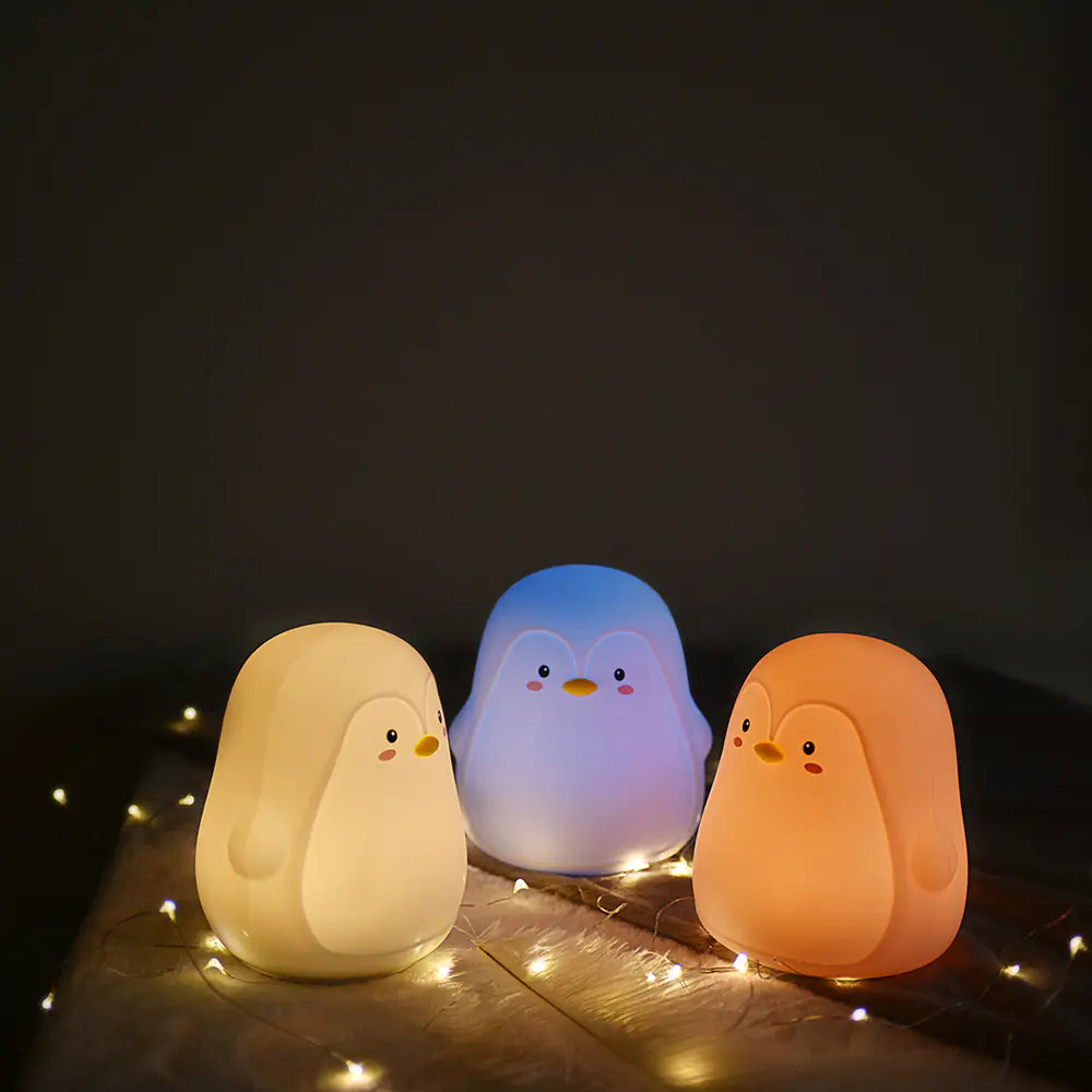 Silicone Penguin Night Light